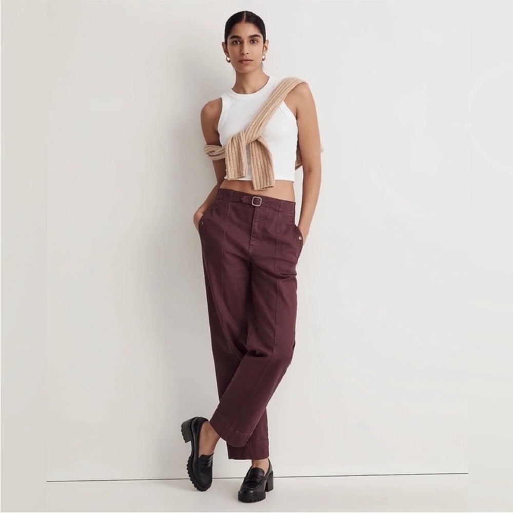 Madewell Women's Burgundy Pants